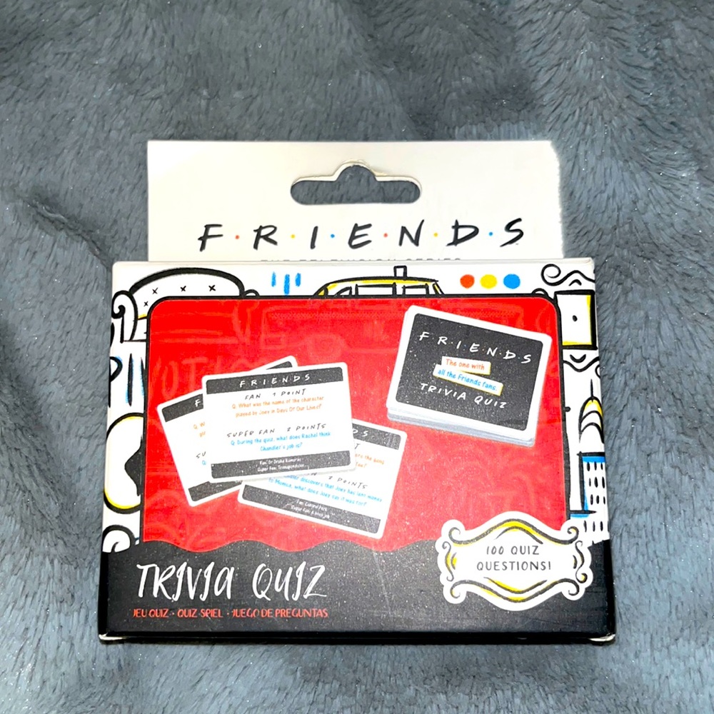 Friends Trivia Quiz 50 cards